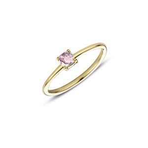 Miss Spring Miss Spring Ring Brilliantly Cushion Morganite MSR713MO Miss Spring Miss Spring Ring Brilliantly Cushion Morganite MSR713MO