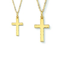 Minitials Cross Charm