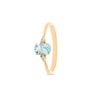 Miss Spring Ring MSR583-BT Helena Blauw Topaas