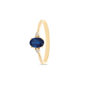 Miss Spring Miss Spring Ring Helena MSR583-BS Blauw Saffier Miss Spring Miss Spring Ring Helena MSR583-BS Blauw Saffier