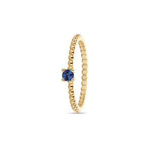 Miss Spring Miss Spring Ring MSR601 L-SA Billie Large Blauw Saffier Miss Spring Miss Spring Ring MSR601 L-SA Billie Large Blauw Saffier