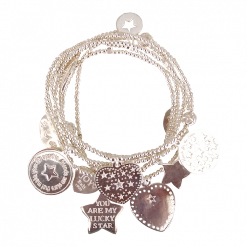 Joy Jewellery Joy Jewellery Armbanden Set 7 Lucky Star Joy Jewellery Joy Jewellery Armbanden Set 7 Lucky Star