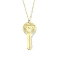 Minitials Small Chelsea Key Necklace
