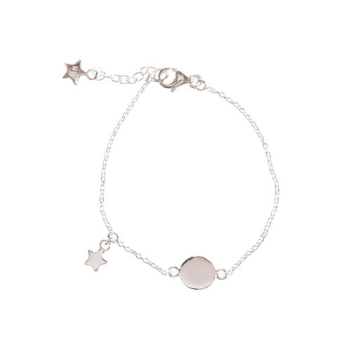 Betty Bogaers Betty Bogaers Bracelet B462 SILVER BABY