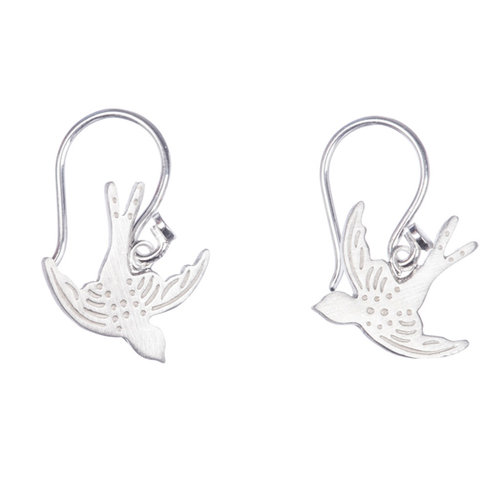 Betty Bogaers Betty Bogaers Oorbellen E611 SILVER Betty Bogaers Betty Bogaers Oorbellen E611 SILVER