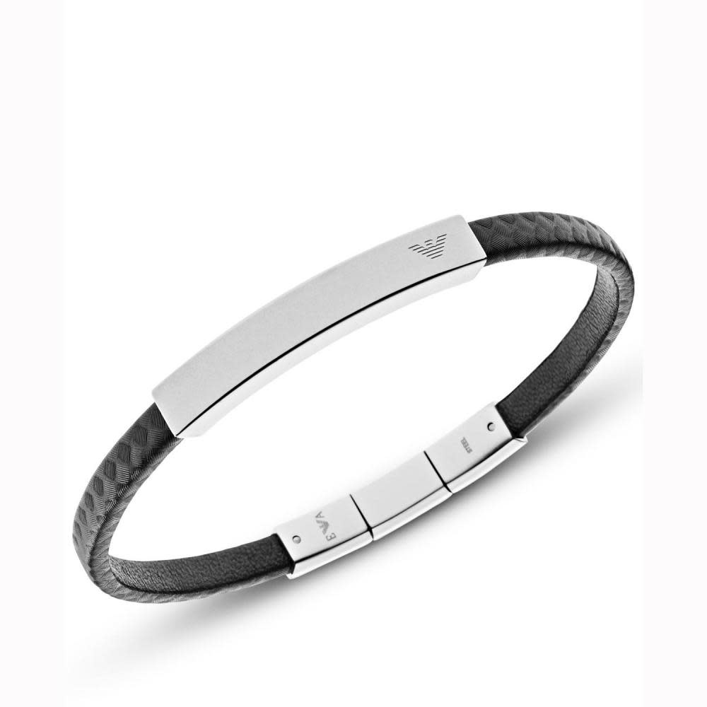 Giorgio Armani Silver Cuff Bracelet | Harrods IE