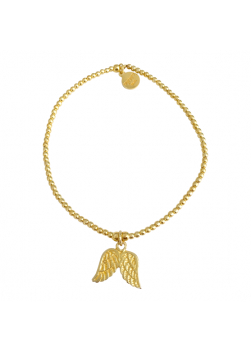 Joy Jewellery Joy Jewellery Armband - Tiny Wishes Angel Wings GP