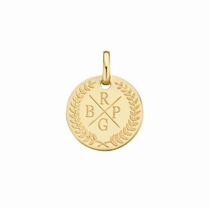 Minitials Minitials Olive Branch Middle Charm Minitials Minitials Olive Branch Middle Charm