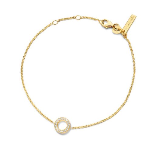 Minitials Minitials Circle Of Love Pavé Armband