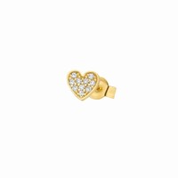 Minitials One Pavé Signature Symbol Earring