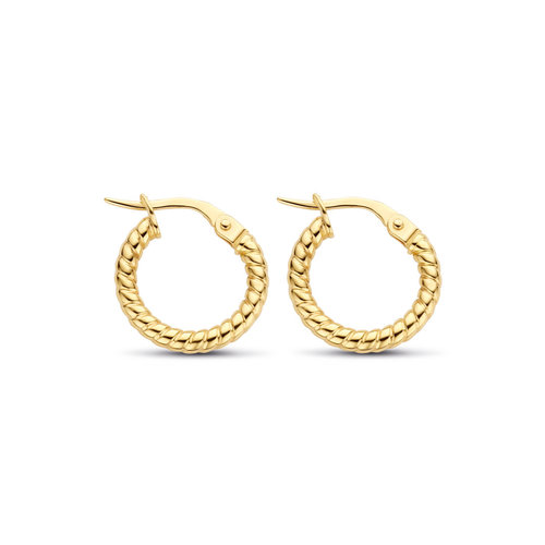 Minitials Minitials Croissant Hoops Oorbellen Minitials Minitials Croissant Hoops Oorbellen
