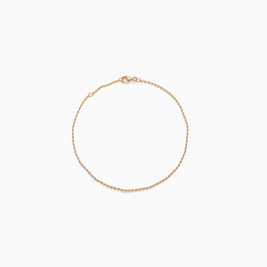 Eline Rosina Eline Rosina A20 Dainty Anklet Gold