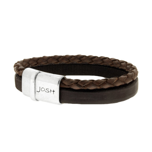 Josh Josh Bracelet 09110-BRA S/BROWN