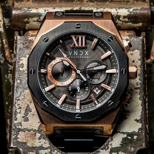 VNDX VNDX Watch MR11885-16 Wise Man Steel Rosé Gold