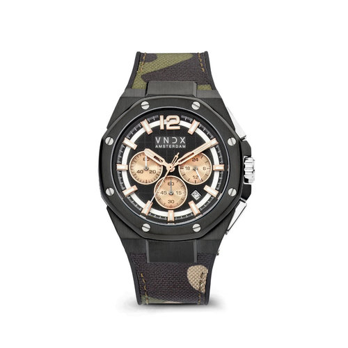 VNDX VNDX Horloge LB11899-17 Wise Man Camo Groen