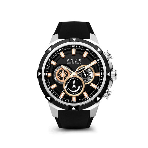 VNDX VNDX Horloge LS33049-01 Young Rebel Big Brother Zilver Zwart