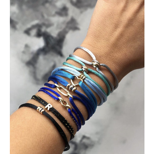 Fleur de Kiki Fleur de Kiki Armband Lettre D'or Fleur de Kiki Fleur de Kiki Armband Lettre D'or