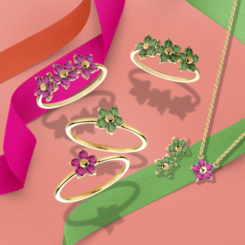 Miss Spring Miss Spring Ring In Full Bloom Sweet Pink I MSR730SP1 Miss Spring Miss Spring Ring In Full Bloom Sweet Pink I MSR730SP1