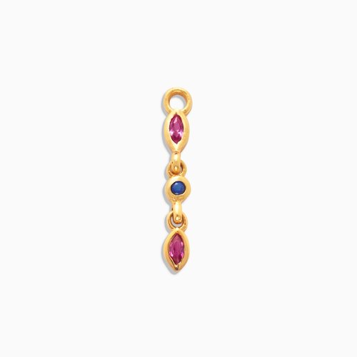 Eline Rosina Eline Rosina Oorbedel D5-GOLDPLATED Eline Rosina Eline Rosina Oorbedel D5-GOLDPLATED