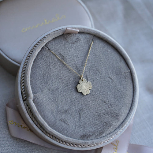 Minitials Minitials Lucky Leaf Ketting