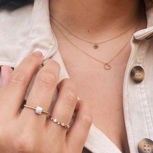 Fleur de Kiki Fleur de Kiki Ring GGA3322 6-0.05CT H SI Fleur de Kiki Fleur de Kiki Ring GGA3322 6-0.05CT H SI