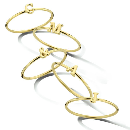 Fleur de Kiki Fleur de Kiki Initial Ring Fleur de Kiki Fleur de Kiki Initial Ring