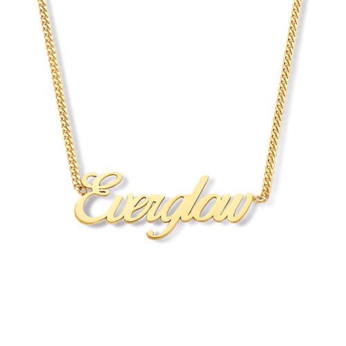 Minitials Minitials Scripted Necklace 1 name