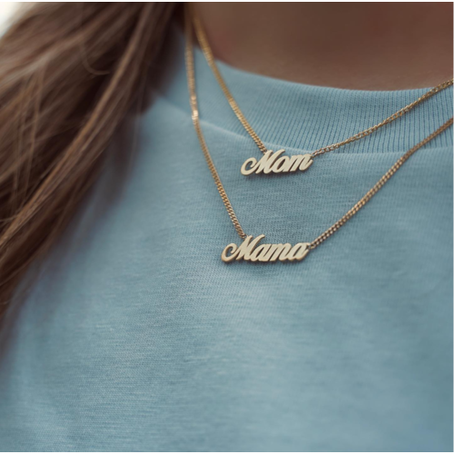 Minitials Minitials Scripted Necklace drie names