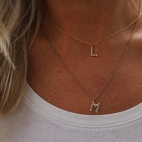 Minitials Minitials One Connecting Dots Necklace Minitials Minitials One Connecting Dots Necklace