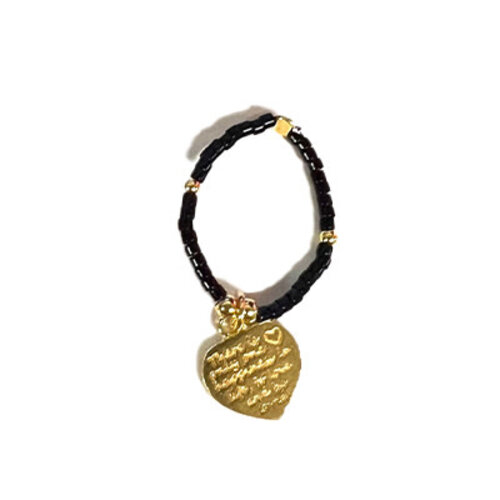 Joy Jewellery Joy Jewellery Ring Jamaica Gold Black Happiness Joy Jewellery Joy Jewellery Ring Jamaica Gold Black Happiness