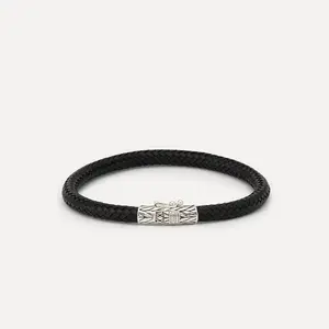 Buddha to Buddha Buddha to Buddha Armband 149BL Ellen Leather Black