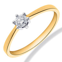 Fleur de Kiki Ring JGGA1687 1-0.10 ct H SI