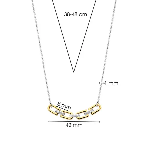 Ti Sento Ti Sento Ketting 34044ZY/42