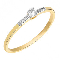 Fleur de Kiki Ring GF0470 1-0.08CT 8-0.02CT H SI