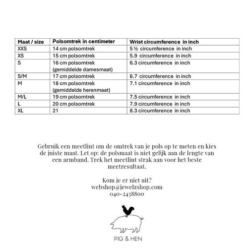 Pig & Hen Pig & Hen Armband P55-163000 Pig & Hen Pig & Hen Armband P55-163000