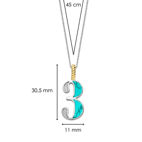 Ti Sento Ti Sento Ketting 6841TQ Ti Sento Ti Sento Ketting 6841TQ
