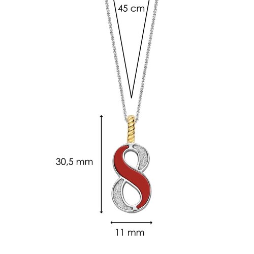 Ti Sento Ti Sento Ketting 6841CR Ti Sento Ti Sento Ketting 6841CR