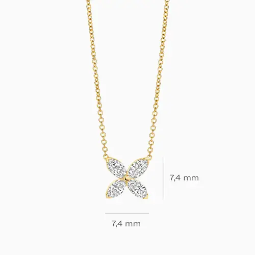 Blush Lab Diamonds Blush Lab Diamonds Ketting LG3013Y Blush Lab Diamonds Blush Lab Diamonds Ketting LG3013Y