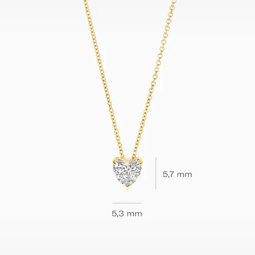 Blush Lab Diamonds Blush Lab Diamonds Ketting LG3011Y Blush Lab Diamonds Blush Lab Diamonds Ketting LG3011Y