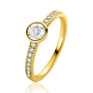 Zinzi Gold Zinzi gold Ring ZGR463 Zinzi Gold Zinzi gold Ring ZGR463