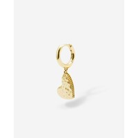 Buddha to Buddha Oorbel 916GV Heart Hoop Single Piece GV