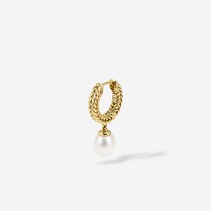 Buddha to Buddha Buddha to Buddha Oorbellen 409GV Barbara Hoops Pearl Buddha to Buddha Buddha to Buddha Oorbellen 409GV Barbara Hoops Pearl