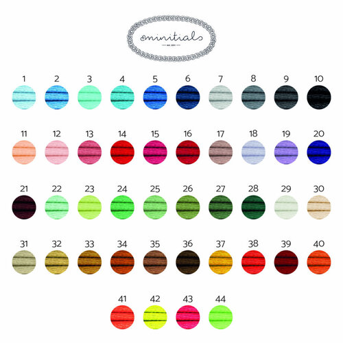 Minitials Minitials Ovale Één Blend Satijn Armband Minitials Minitials Ovale Één Blend Satijn Armband