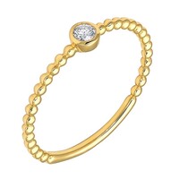 Fleur de Kiki Ring JGGA0834 1-0.07CT H SI