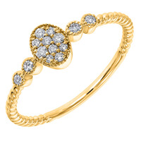 Fleur de Kiki Ring JGGA3116 14-0.17CT H SI