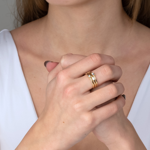 Miss Spring Miss Spring Ring MSR565-SA Brilliantly Baquette Miss Spring Miss Spring Ring MSR565-SA Brilliantly Baquette