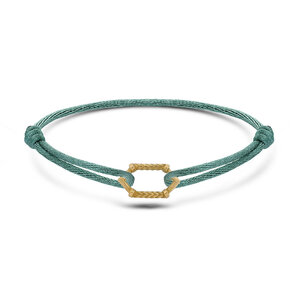 Minitials Minitials Armband Één Bond Satijn Minitials Minitials Armband Één Bond Satijn