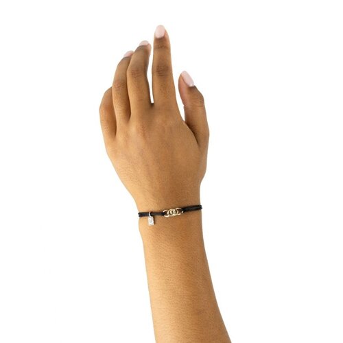 Buddha to Buddha Buddha to Buddha Armband 136BL Nathalie bicolor black