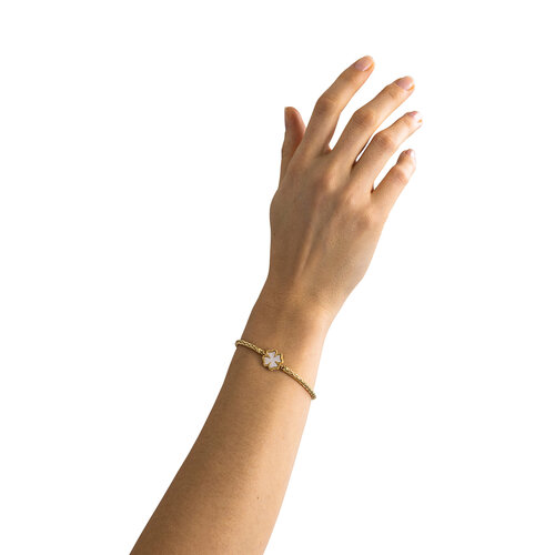 Buddha to Buddha Buddha to Buddha Armband 176GV Katja Klaver Parelmoer