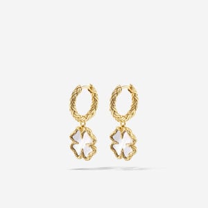 Buddha to Buddha Buddha to Buddha Oorbellen 197GV Katja Klaver Parelmoer